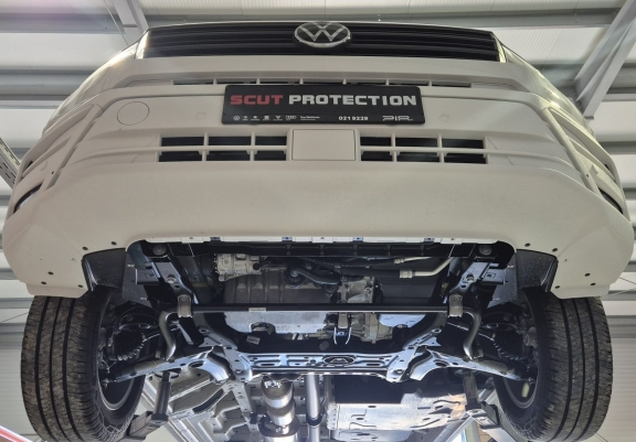Aluminium Unterfahrschutz für Motor und Getriebe für den MAN Tge