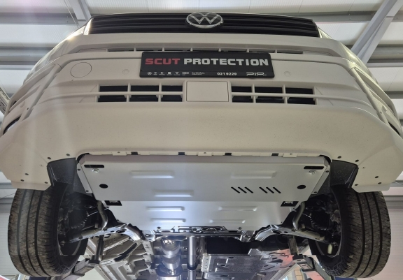 Aluminium Unterfahrschutz für Motor und Getriebe für den MAN Tge