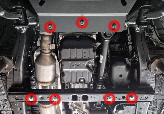 Stahl Getriebe Schutz für Toyota Hilux