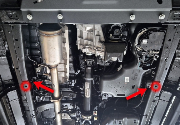 Stahl Differentialschutz für Toyota Hilux