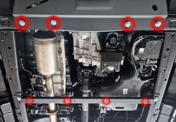 Stahl Differentialschutz für Toyota Hilux