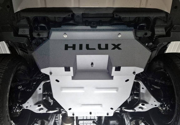 Aluminium Unterfahrschutz für Motor der Marke Toyota Hilux
