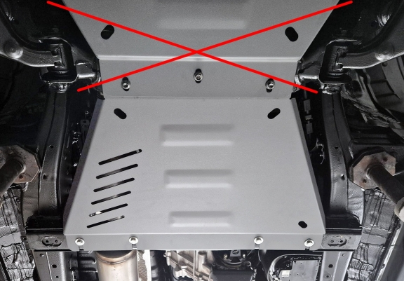 Aluminium Getriebe Schutz für Toyota Hilux