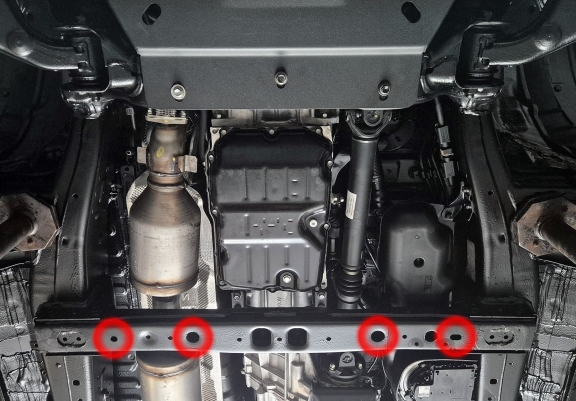 Aluminium Getriebe Schutz für Toyota Hilux