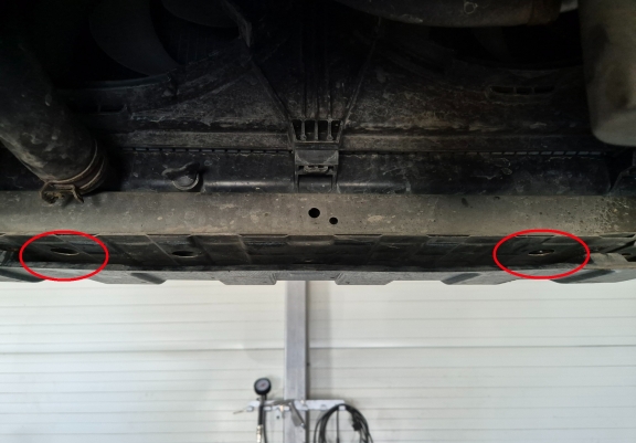Aluminium Unterfahrschutz für Motor der Marke Mitsubishi Outlander