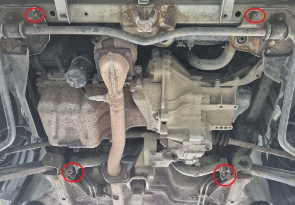 Unterfahrschutz für Motor der Marke Opel Agila (H00)