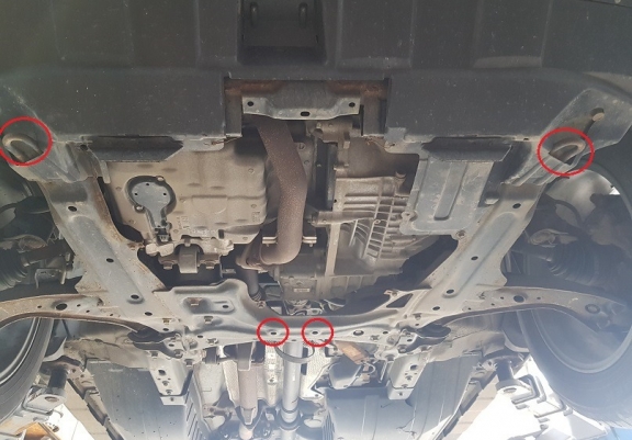 Aluminium Unterfahrschutz für Motor der Marke Honda CR-V