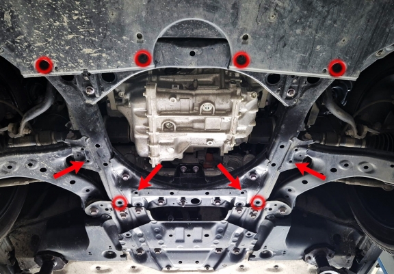 Aluminium Unterfahrschutz für Motor der Marke Subaru Uncharted