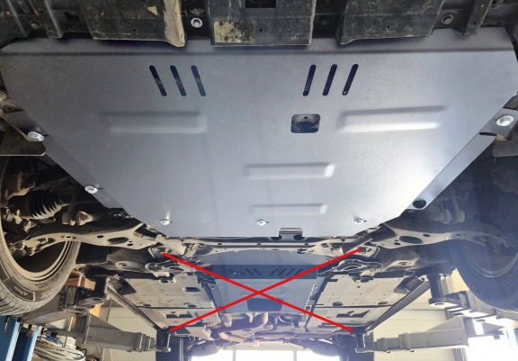 Aluminium Unterfahrschutz für Motor der Marke Toyota Corolla