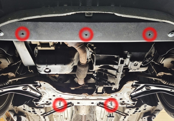 Unterfahrschutz für Motor der Marke Ford Fiesta