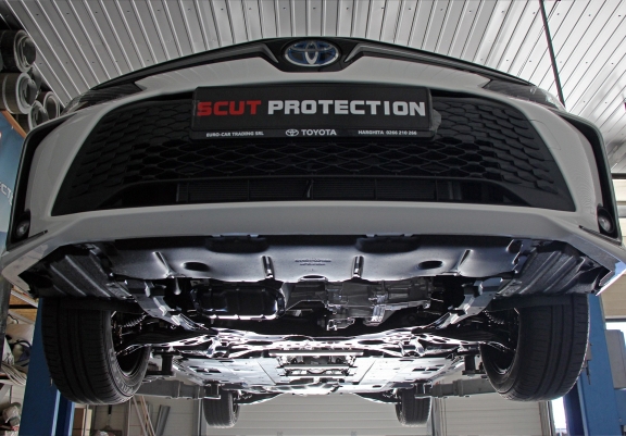 Aluminium Unterfahrschutz für Motor der Marke Toyota Corolla