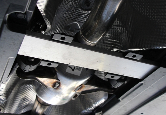Aluminium-Katalysatorschutz / Kat-Schloss für Toyota C-HR